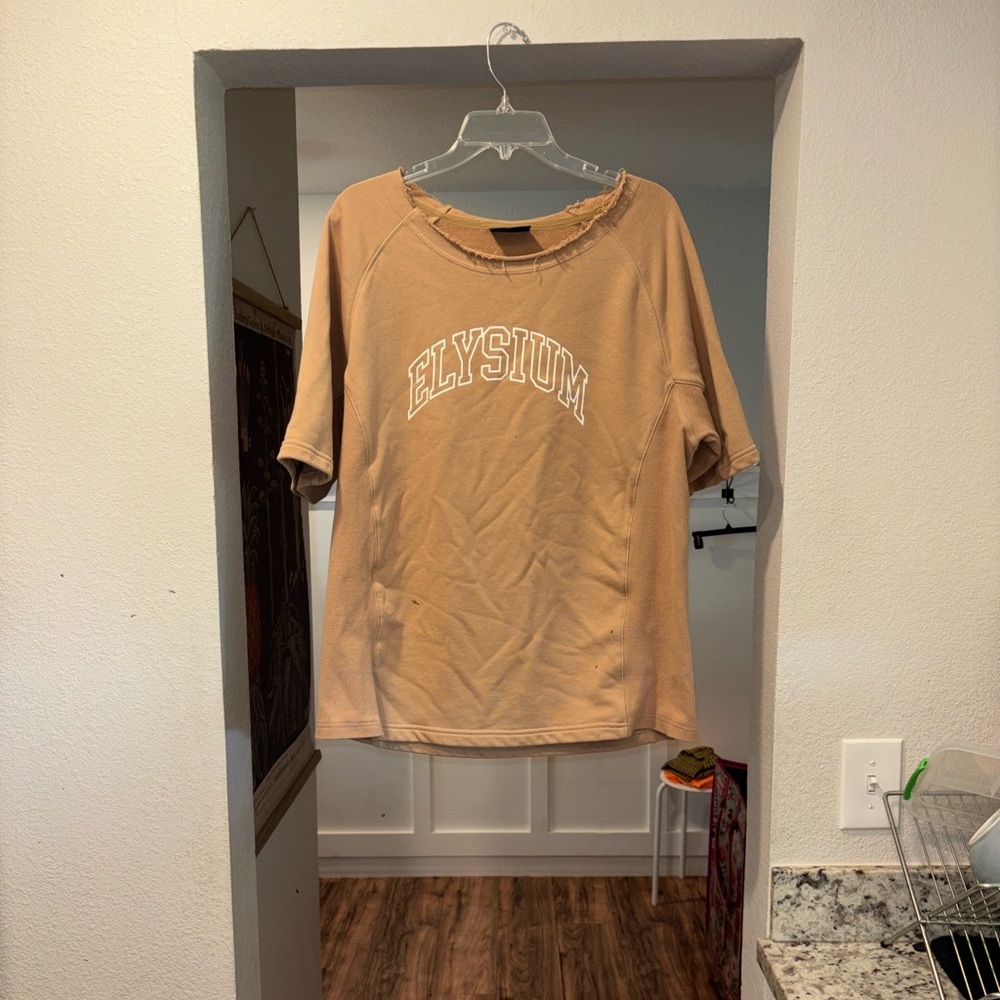 Men’s Large Elysium Athletic Large Sweater Top Workout Lounge Casual Wear Shirt